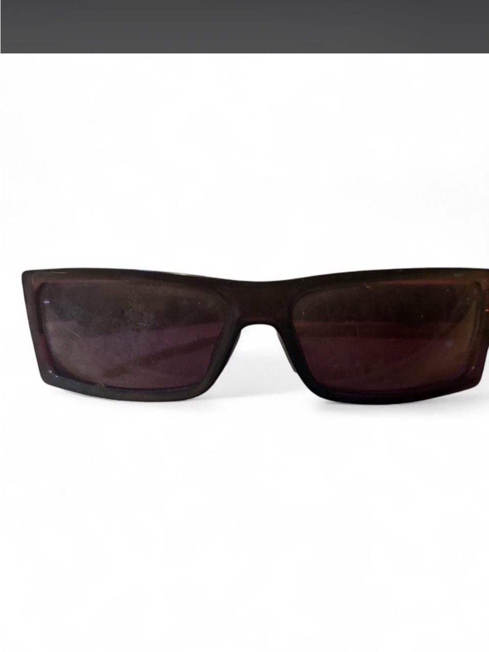 Giorgio Armani Men's Rectangular Sunglasses in Dark Brown